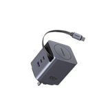 UGREEN 100W GaN Fast Charger with Retractable Cable - شاحن يوجرين 100 واط تقنية جان مع كيبل قابل للسحب