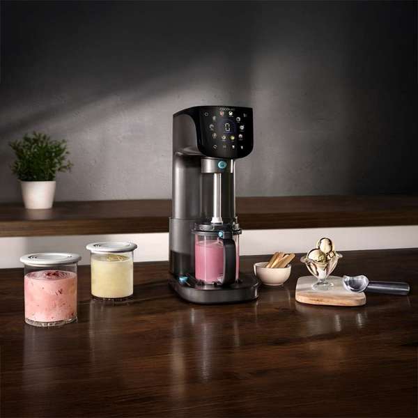 صانعة آيس كريم Cecotec Gelatec 2100 بسعة 2.1 لتر و10 برامج مع تقنية Cream-IN | Cecotec Gelatec 2100 Ice Cream Maker 2.1L with 10 Programs Cream-IN Technology