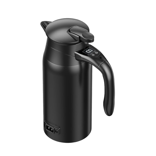 غلاية سيارة كهربائية 800 مل جهد مزدوج 12V 24V - DENX DX3803 Car Kettle Dual Voltage 800ML