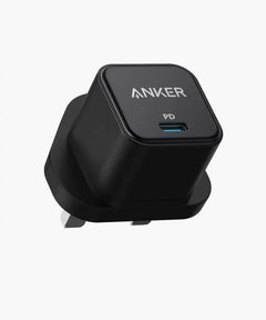 شاحن انكر باور بورت III بمنفذ يو اس بي سي وبقدرة شحن سريع 20 واط  | Anker PowerPort III, 20W USB-C Fast Charger