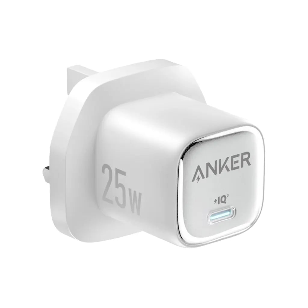 شاحن جداري انكر بقدرة 25 واط بمنفذ تايب سي  | Anker 25W Compact Wall Charger