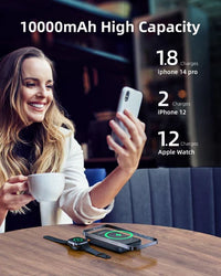 INNOSTYLE PowerMag Duo 2-in-1 10000mAh Magnetic Powerbank | باور بانك مغناطيسي 10000 مللي أمبير