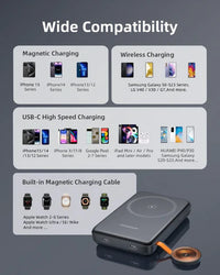 INNOSTYLE PowerMag Duo 2-in-1 10000mAh Magnetic Powerbank | باور بانك مغناطيسي 10000 مللي أمبير