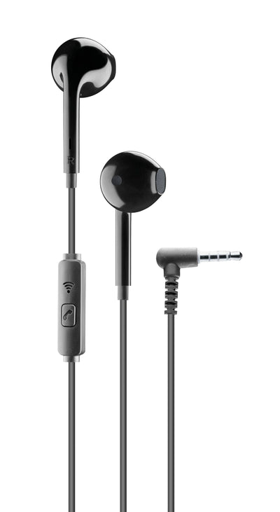Guhdarên Kapsulên Dengê Cellularline bi Mîkrofonê re – 3.5mm - Guhdarên Kapsulên AUX ên Cellularline
