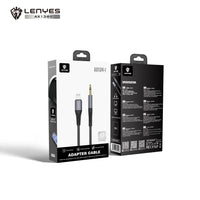 محول صوت Lenyes AX134-I من لايتنينغ إلى 3.5 ملم للسماعات السلكية متوافق مع آيفون سهل الحمل | Lenyes AX134-I Lightning to 3.5mm Audio Adapter for Wired Headphones iPhone Compatible Portable