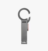UNIQ Arcus aluminium magnetic carabiner tripod Steel Volt - front view