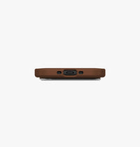 UNIQ Lyden premium leatherette case for iPhone Air Caramel - bottom cutouts