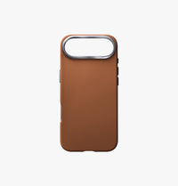 UNIQ Lyden premium leatherette case for iPhone Air Caramel - case detail