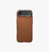 UNIQ Lyden premium leatherette case for iPhone Air Caramel - front view