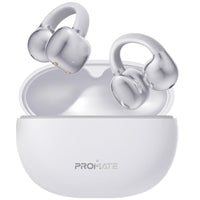 Promate AirClip Open Ear OWS TWS Earbuds 500mAh White-Front