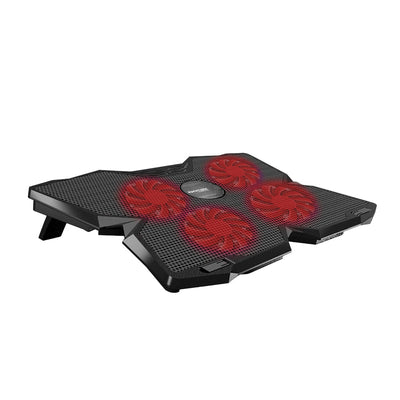 Promate AirBase-3 laptop cooling pad with four fans - main view