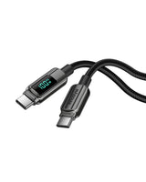 Innostyle DigiPower USB-C to USB-C Cable 100W Digital Display 1.2m - DP-CC1001 | كابل انوستايل ديجي باور يو اس بي سي بشاشة رقمية 100 واط 1.2 متر
