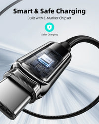 Innostyle DigiPower USB-C to USB-C Cable 100W Digital Display 1.2m - DP-CC1001 | كابل انوستايل ديجي باور يو اس بي سي بشاشة رقمية 100 واط 1.2 متر