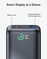 باور بانك انكر باور كور 533 بسعة 10000 مللي امبير وبقدرة شحن 30 واط | Anker 533 Power Bank PowerCore 30W 10000 PD