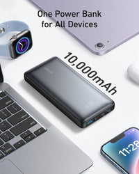 باور بانك انكر 533 بسعة 10000 مللي أمبير وبقدرة شحن 25 واط | Anker 533 Power Bank PowerCore 25W 10000mAh PD