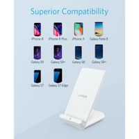 قاعدة الشحن اللاسلكي السريع باور ويف 7.5 من أنكر | Anker Power Wave 7.5 Fast Wireless Charging Stand