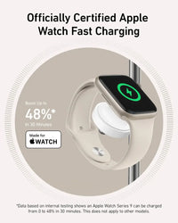 حامل وشاحن لاسلكي انكر ماج جو 3 في 1 بقدرة شحن 15 واط | Anker MagGo 15W 3-in-1 Charging Stand, Qi2 Certified Wireless Charger for iPhone