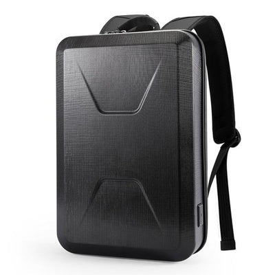 حقيبة ظهر بانجي للابتوب, بغطاء صلب مضادة للسرقة مقاومة للماء مع قفل TSA - اسود | BANGE Anti-Theft Hard Shell Waterproof TSA Lock Laptop Backpack – Black