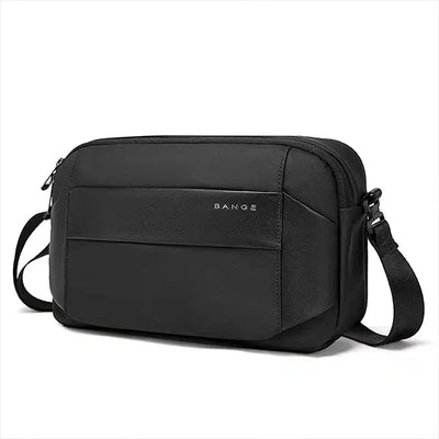 BANGE Men's Shoulder Crossbody Bags,  Waterproof Bag – Black | حقيبة كتف بانجي مقاومة للماء, تصميم عملي للاعمال والرحلات