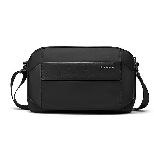 BANGE Men's Shoulder Crossbody Bags,  Waterproof Bag – Black | حقيبة كتف بانجي مقاومة للماء, تصميم عملي للاعمال والرحلات