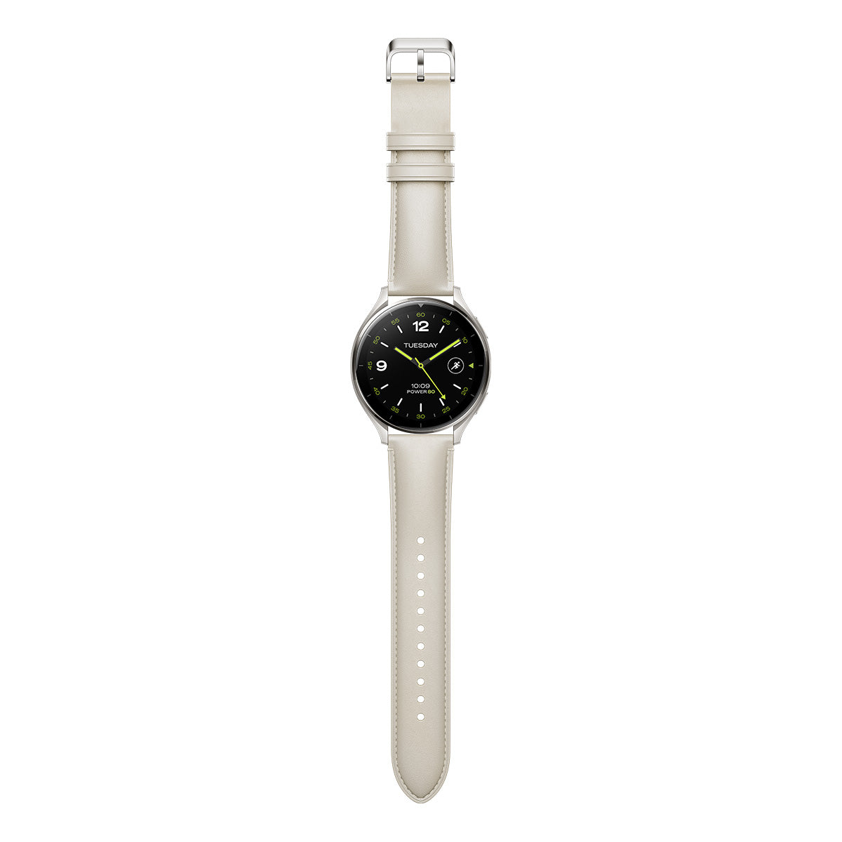 Xiaomi Watch 2 bi Kembera Çermî ya Spî - Xiaomi Watch 2 bi Kembera Çermî ya Spî