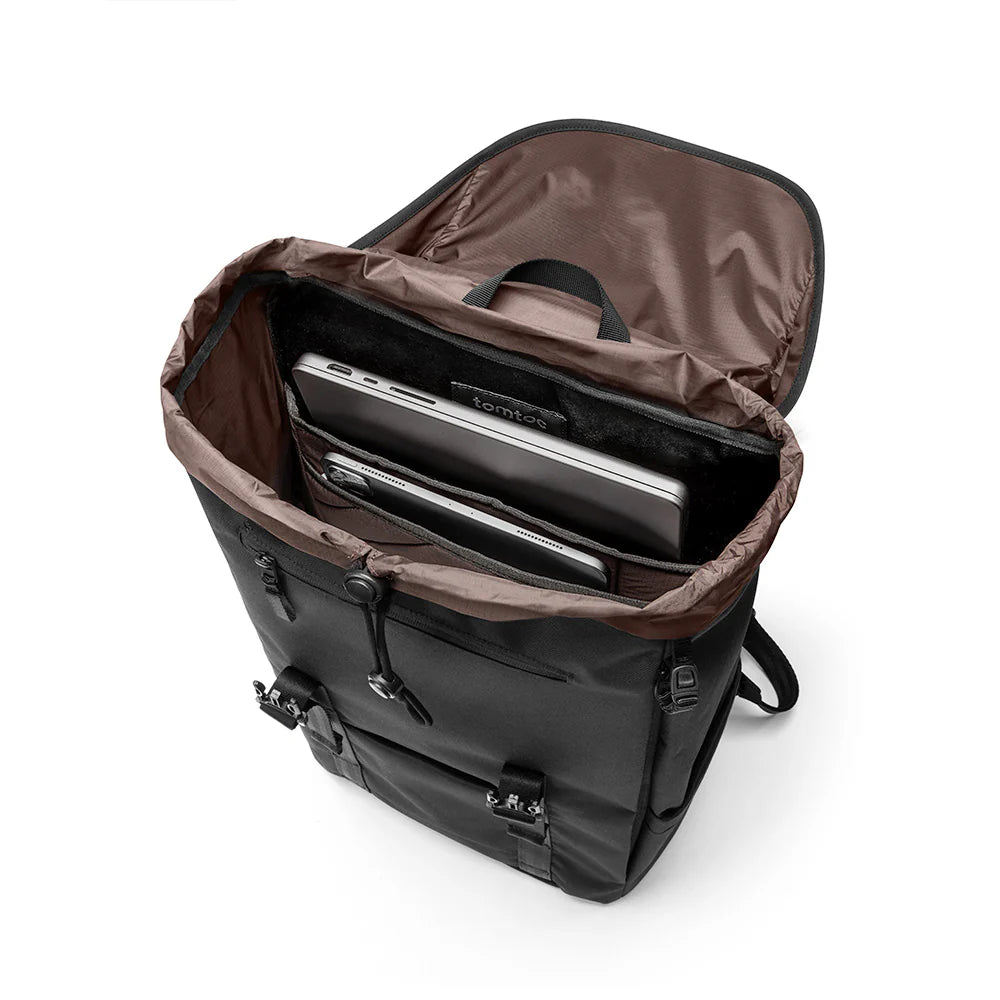 حقيبة ظهر توم توك VintPack-TA1 للابتوب 15.6 انش وبسعة 22 لتر | Tomtoc VintPack-TA1 Laptop Backpack 15.6 Inch / 22L