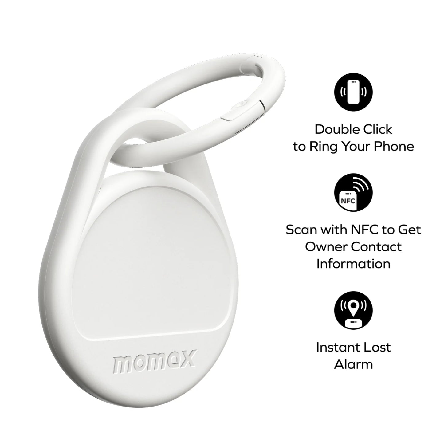 Momax Pinpop Duo Find My Tracker, heta 12 mehan batarya
