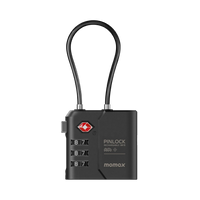 قفل موماكس PinLock الذكي, متوافق مع ابل فايند ماي | Momax PinLock TSA Padlock with Apple Find My Locator