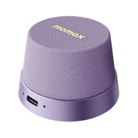 Momax Vibe Go BS6 Magnetic Wireless Speaker Purple - Front