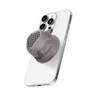 Momax 1-Vibe Go Magnetic Speaker Grey - Angle