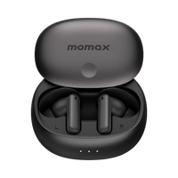 Momax 1-Vibe Lite ANC Earbuds Black - Front