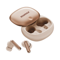 Momax 1-Vibe Lite ANC Earbuds Sandstone - Angle