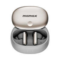 Momax 1-Vibe Lite ANC Earbuds Titanium - Front