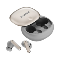Momax 1-Vibe Lite ANC Earbuds Titanium - Angle