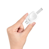 شاحن ويوو M16 برو مغناطيسي محمول لساعة ابل - ابيض | WiWU M16 Pro Portable Magnetic Wireless Watch Charger – White