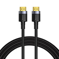 Baseus Cafule HDMI Cable 4K 3m Black - كيبل HDMI بيسوس كافول 4K 3 متر أسود