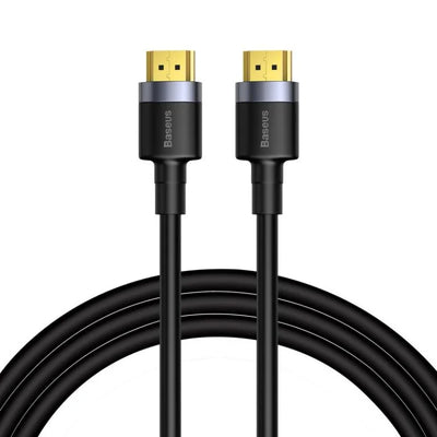 Baseus Cafule HDMI Cable 4K 3m Black - كيبل HDMI بيسوس كافول 4K 3 متر أسود
