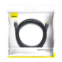 Baseus Cafule HDMI Cable 4K 3m Black - كيبل HDMI بيسوس كافول 4K 3 متر أسود