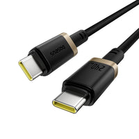 Baseus Dura Cable USB-C→C 240W 1m Black | كابل بيسوس ديورا USB-C→C 240 واط 1 متر أسود