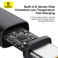 كابل Baseus Dura Cable USB-C إلى USB-C 100W 2m ذهبي وأسود | Baseus Dura Cable C-C 100W 2m Gold+Black