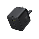 شاحن بيسوس بالم 2C+U بقوة 65W قابس بريطاني أسود | Baseus Palm Charger 2C+U 65W UK Black