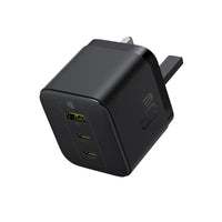 شاحن بيسوس بالم 2C+U بقوة 65W قابس بريطاني أسود | Baseus Palm Charger 2C+U 65W UK Black