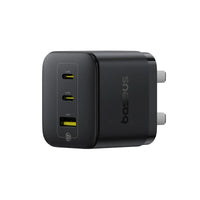 شاحن بيسوس بالم 2C+U بقوة 65W قابس بريطاني أسود | Baseus Palm Charger 2C+U 65W UK Black