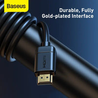 كابل باسيوس HDMI عالي الدقة 5 متر أسود - Baseus High Definition HDMI→HDMI Cable 5m Black