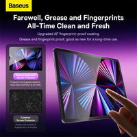 Baseus iPad Pro/Air3 10.5" / iPad 7/8/9 10.2" Crystal Series HD Tempered Glass Screen Protector - واقي شاشة زجاجي مقوى