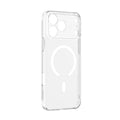 Baseus Crystal Magnetic Case iPhone 17 Pro Clear - كفر بيسوس كريستال مغناطيسي شفاف آيفون 17 برو