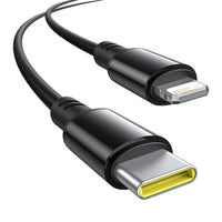 Baseus (U+C) Circular Plastic Car Charger with (C&L) Cable 60W - Cosmic Black | شاحن سيارة بيسوس دائري 60 واط مع كابل Type-C و Lightning - أسود كوزمي