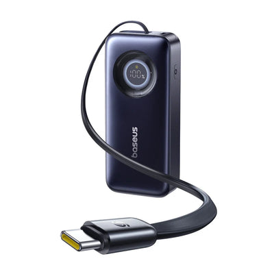 Baseus EnerCore CR11 Power Bank 20000mAh 67W Black - باور بانك بيسوس انركور CR11 20000 مللي أمبير 67 واط أسود