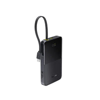 Baseus EnerFill FC51 Bipow2 Pro Power Bank 10000mAh 22.5W Black Built-in Cable - باور بانك بيسوس انرفيل FC51 بايباو 2 برو 10000 مللي أمبير 22.5 واط أسود بكيبل مدمج