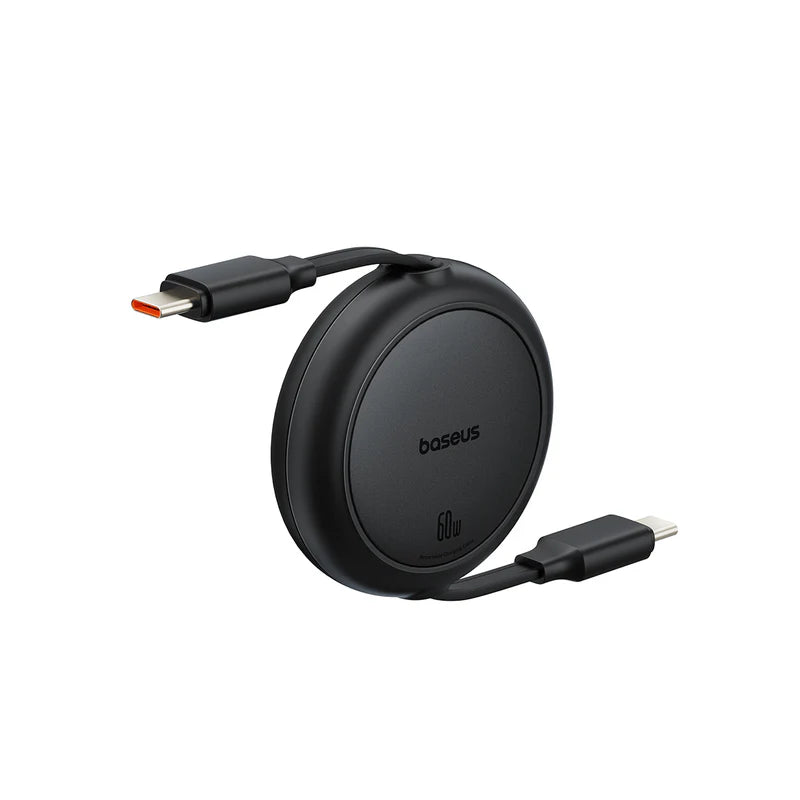 Baseus Free2Pull Mini Cable C-C 60W 1m - كابل بيسوس قابل للسحب